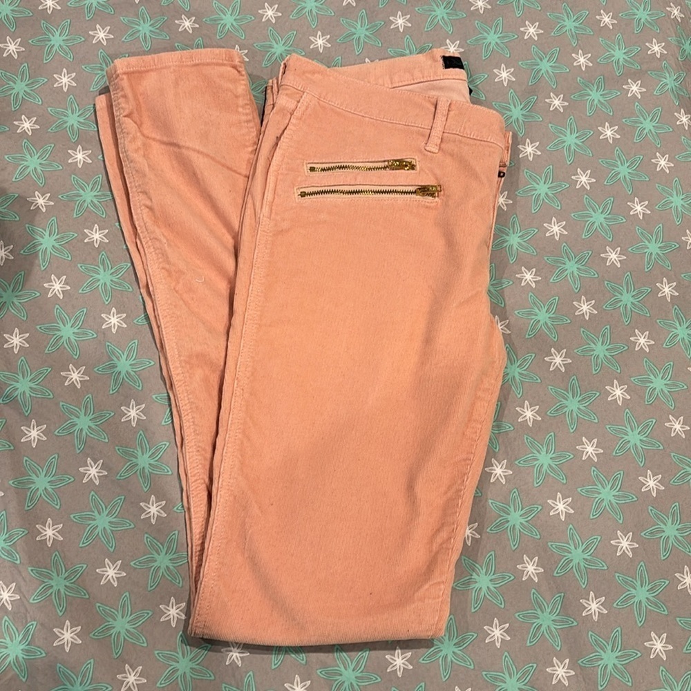 Juicy Couture blush corduroy skinny jeans size 30